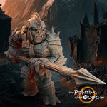 Load image into Gallery viewer, Armoured War Troll with Spear
